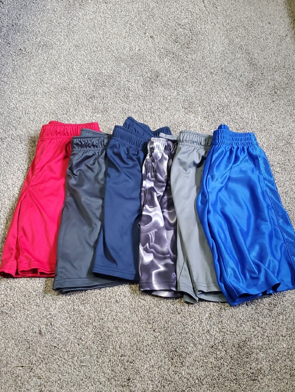 Athletic Works Kids Shorts - Red, Gray, Navy, Camo, Light Gray, Blue